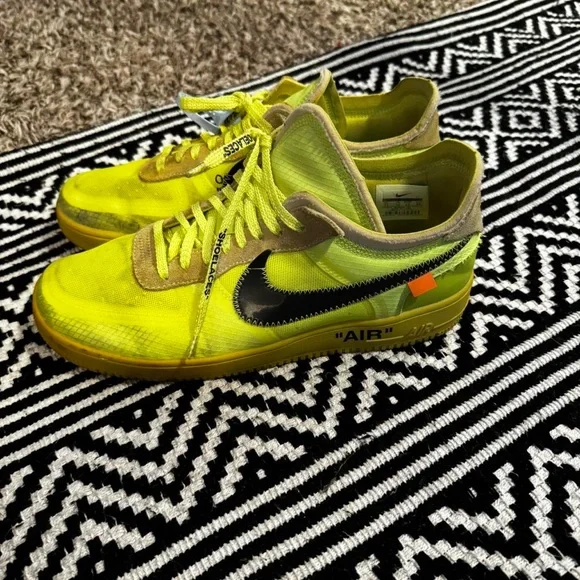 Off-white Air Force 1 “volt” color way - Picture 3 of 8